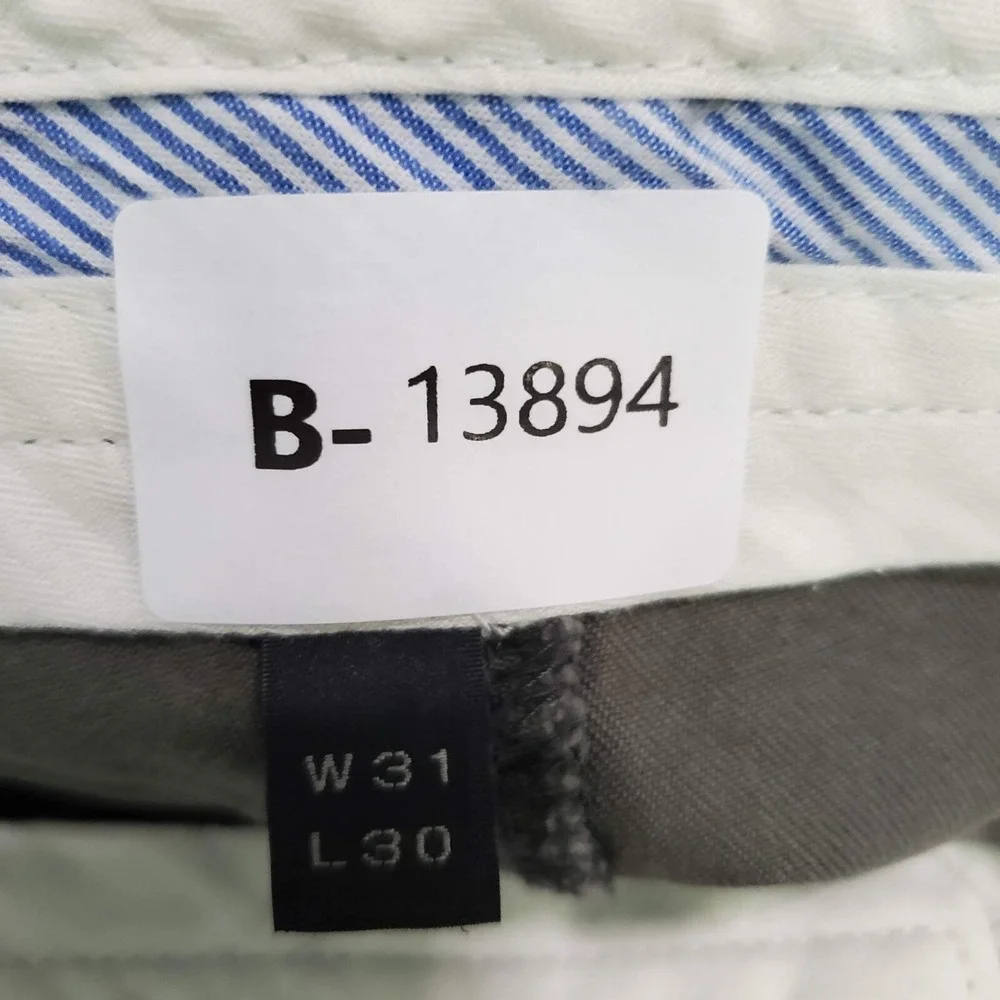 J Crew Men Jeans 31x30 Gray Chino‎ Essential Straight Mid Rise Pockets Casual